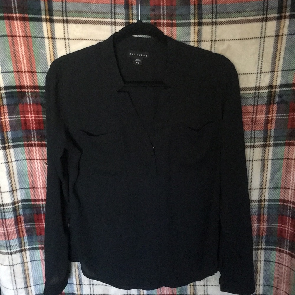 Metaphor Sheer Blouse